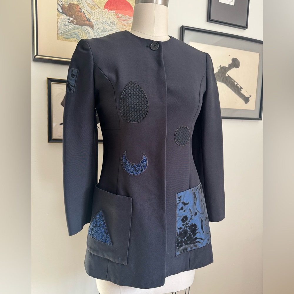 Love Moschino Cheap And Chic Patchwork Blazer 6 - image 2